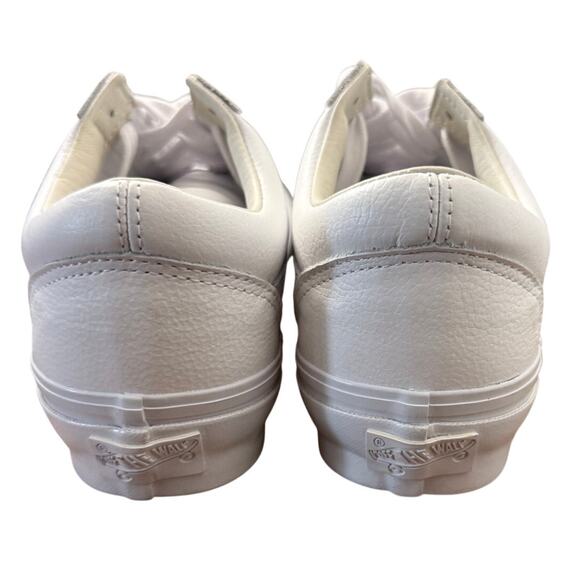 Vans Old Skool 36 LX White Leather Men Size 8.5 Womens Size 10 New Without Box - Picture 5 of 8